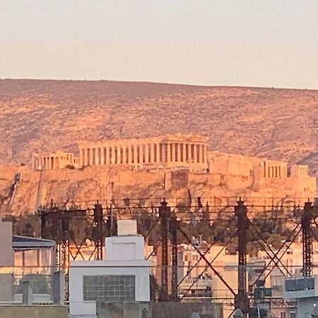 Fab New Flat In Central Athens W/ Acropolis Views Exteriör bild