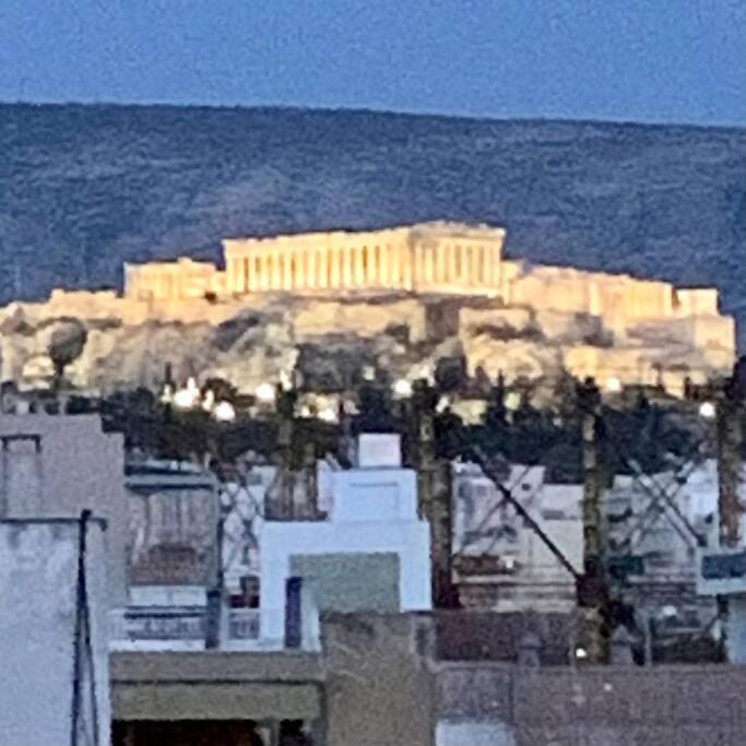 Fab New Flat In Central Athens W/ Acropolis Views Exteriör bild