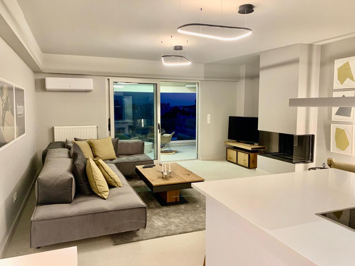 Fab New Flat In Central Athens W/ Acropolis Views Exteriör bild