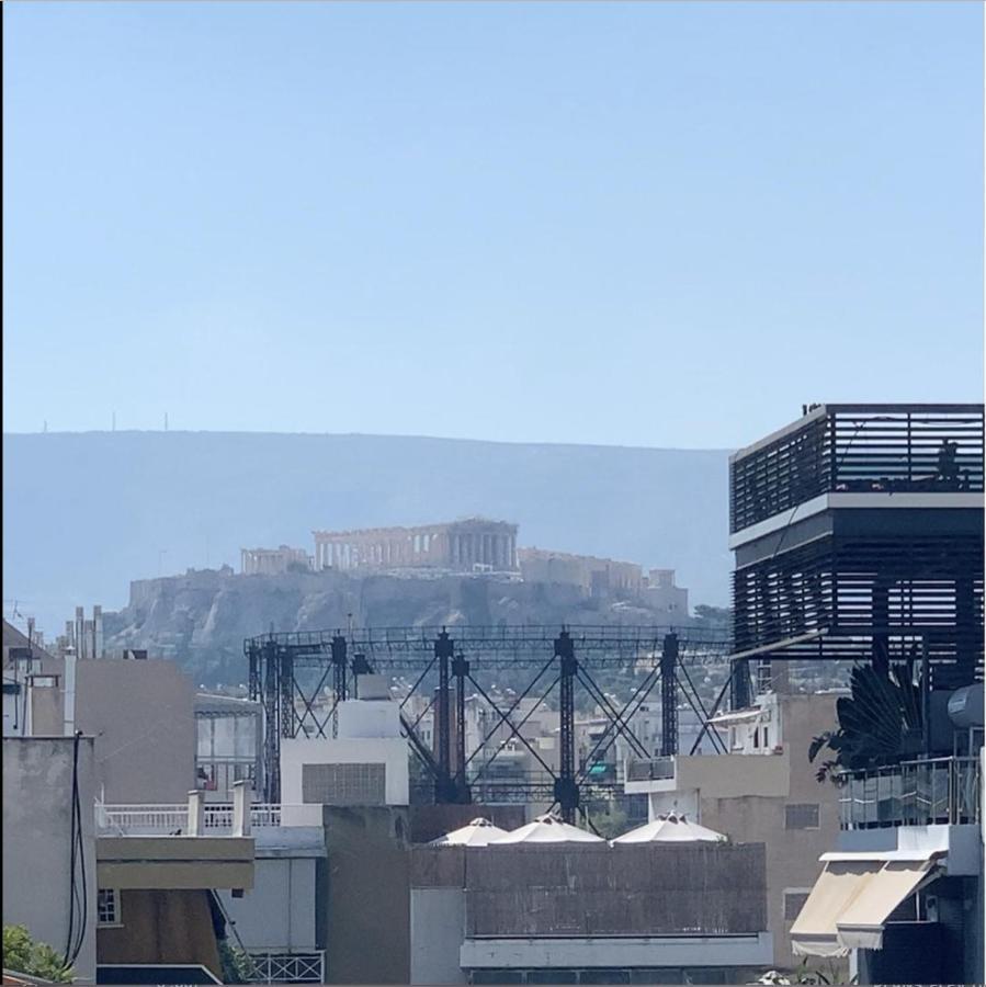 Fab New Flat In Central Athens W/ Acropolis Views Exteriör bild